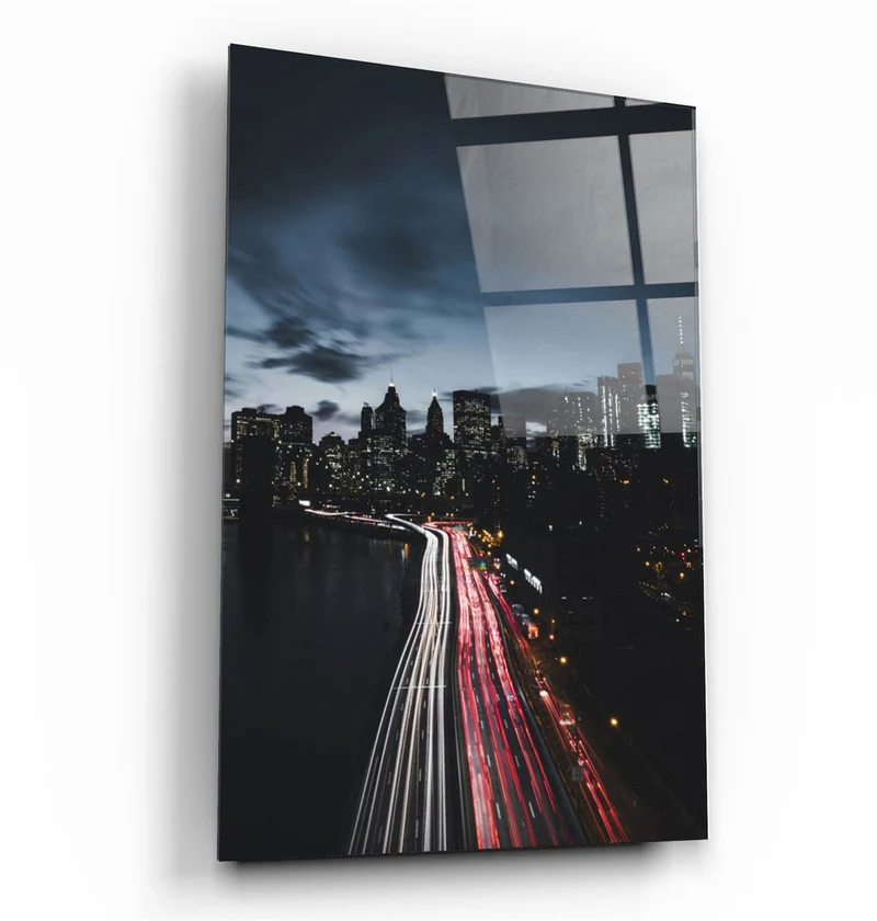 ・"City Landscape"・Glass Wall Art