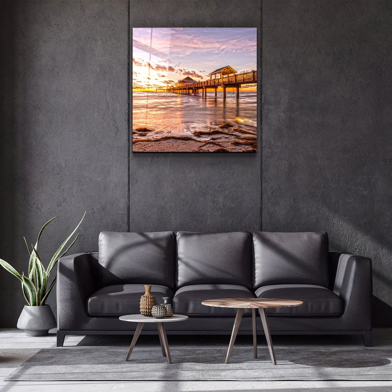 ・"Quay"・Glass Wall Art - Image 2