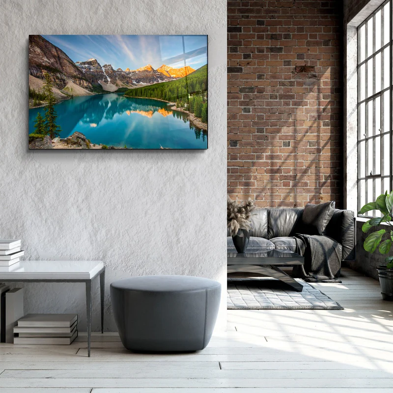 ・"Lake"・Glass Wall Art - Image 3