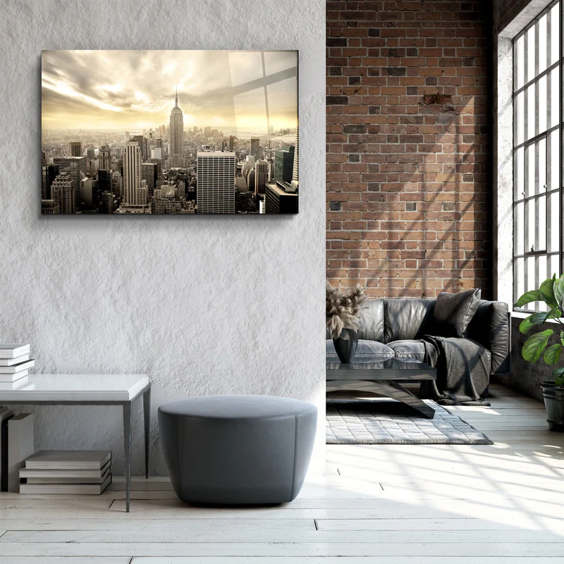 ・"New York (NYC)"・Glass Wall Art - Image 3