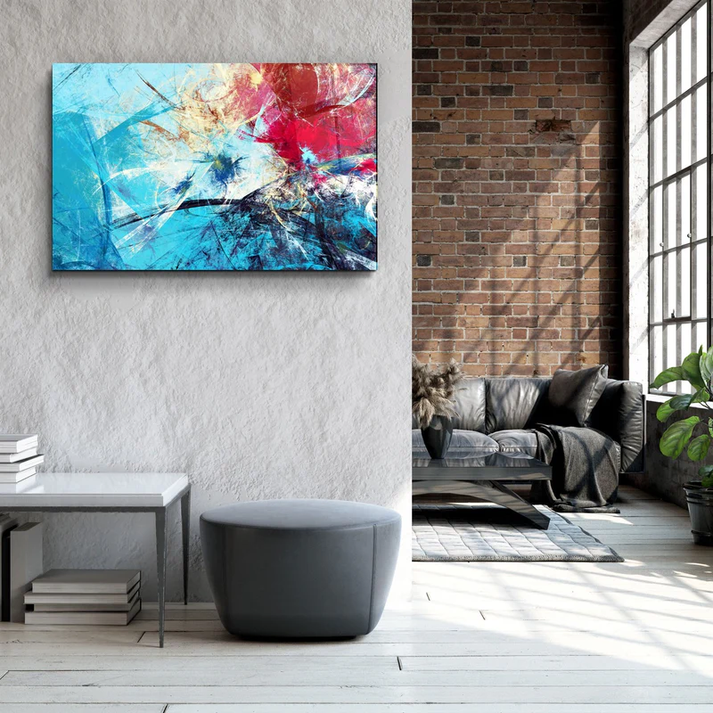 ・"Sea Reflection"・Glass Wall Art - Image 3