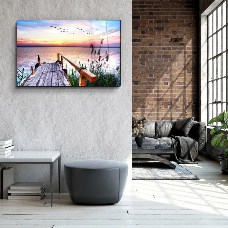 ・"Pier 19"・Glass Wall Art - Image 3