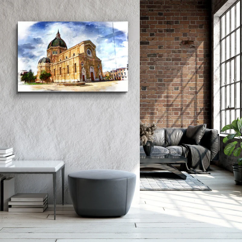 ・"Historical building"・Glass Wall Art - Image 3