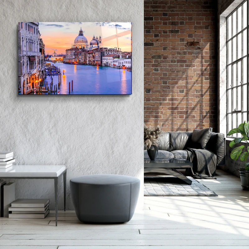 ・"Venice Italy"・Glass Wall Art - Image 3