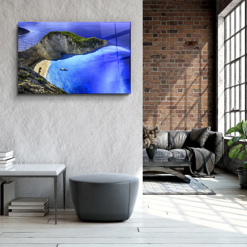 ・"The Dead Sea"・Glass Wall Art - Image 3
