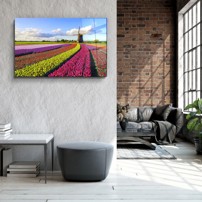 ・"Tulips Of Amsterdam"・Glass Wall Art - Image 3