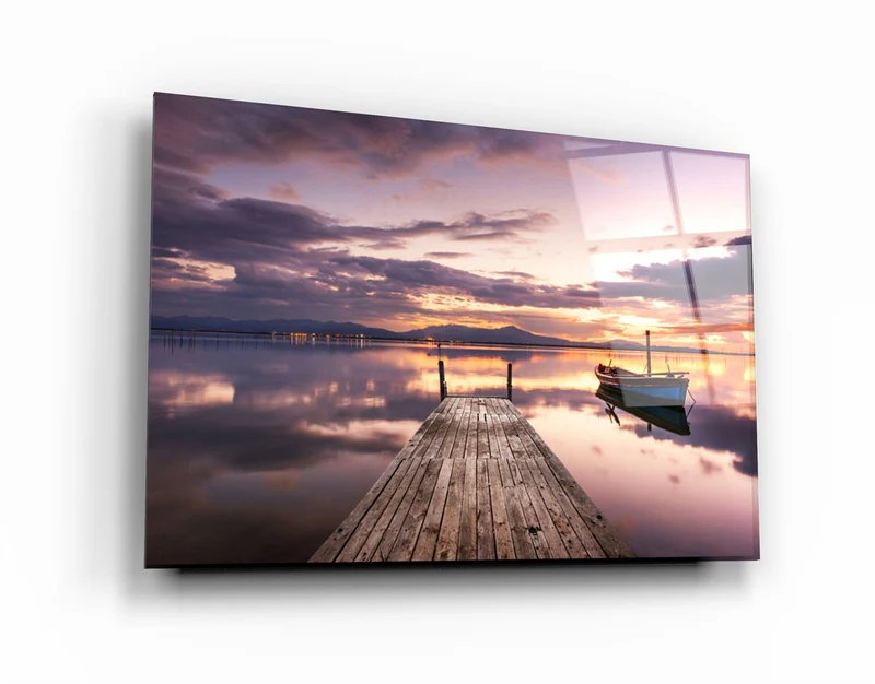 ・"Pier 10"・Glass Wall Art