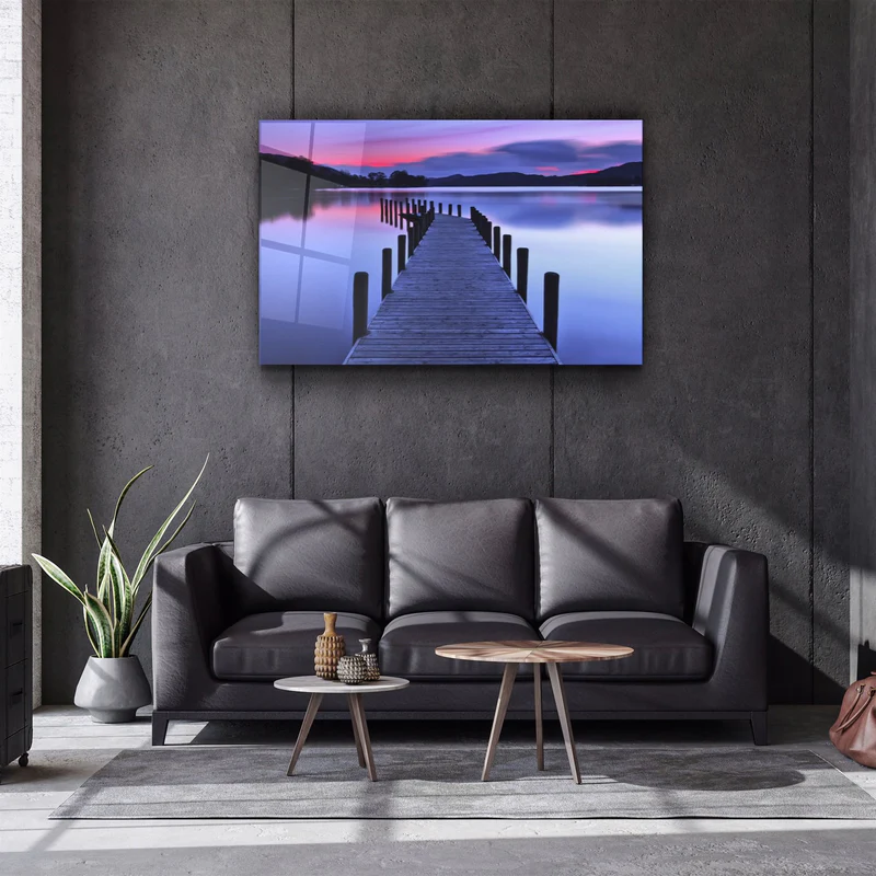 ・"Pier 6"・Glass Wall Art - Image 2