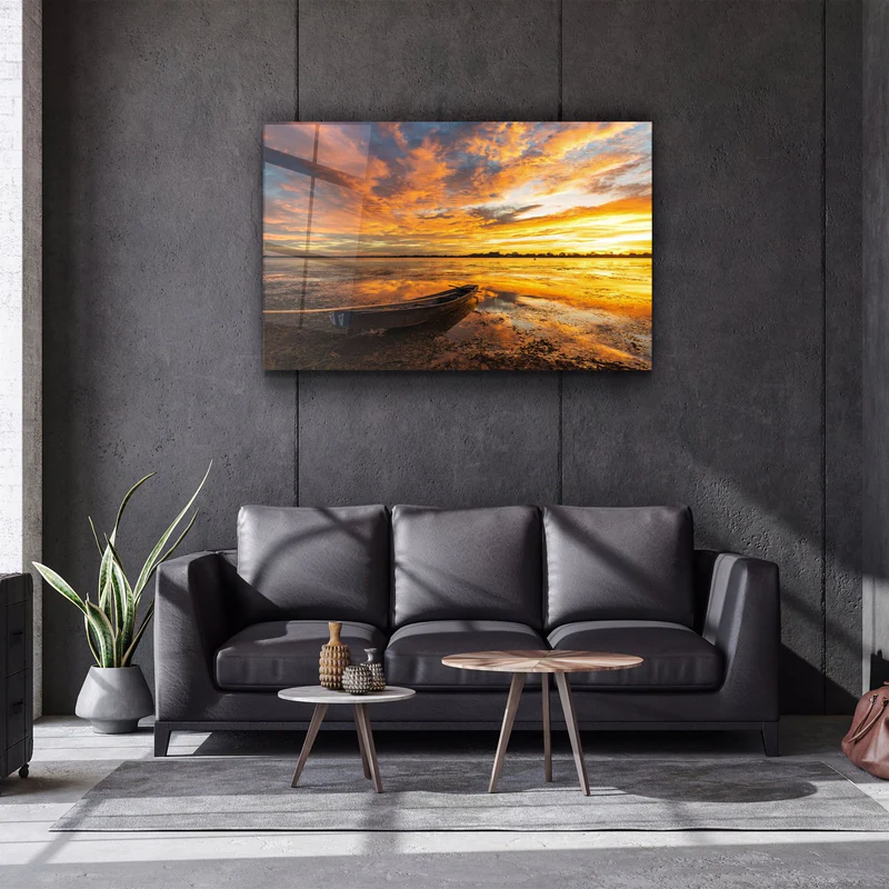 ・"Lake"・Glass Wall Art - Image 2