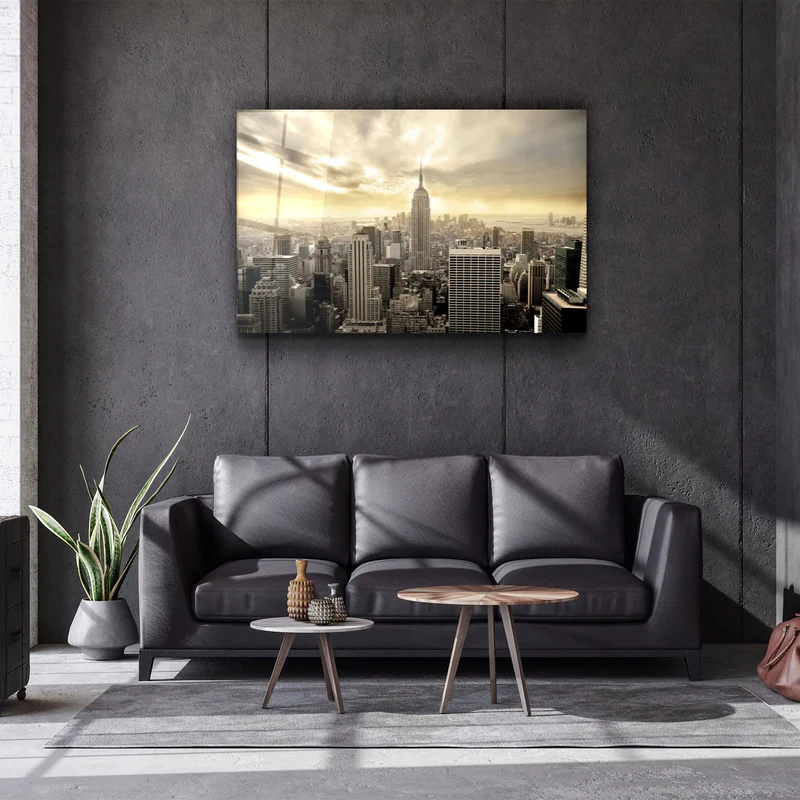 ・"New York (NYC)"・Glass Wall Art - Image 2