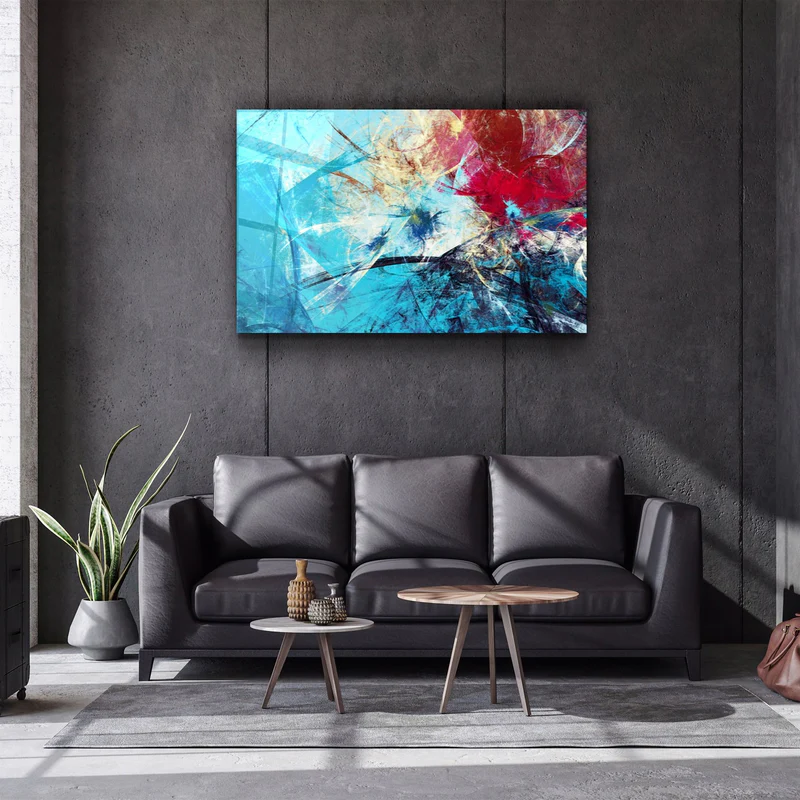・"Sea Reflection"・Glass Wall Art - Image 2