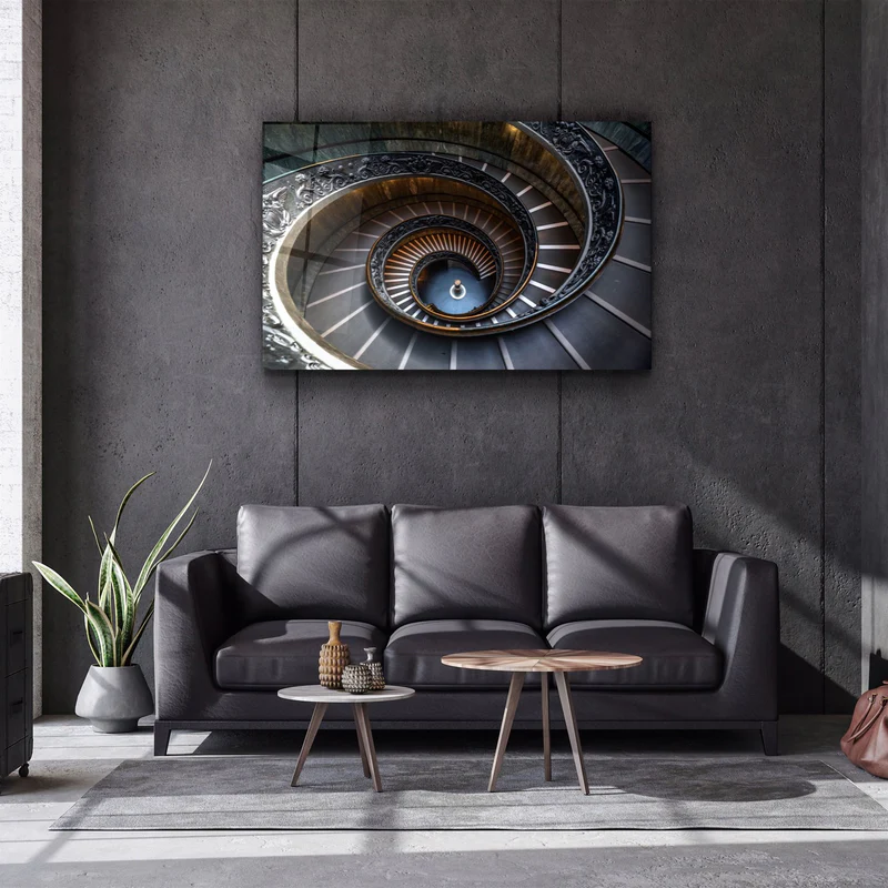 ・"Spiral"・Glass Wall Art - Image 2