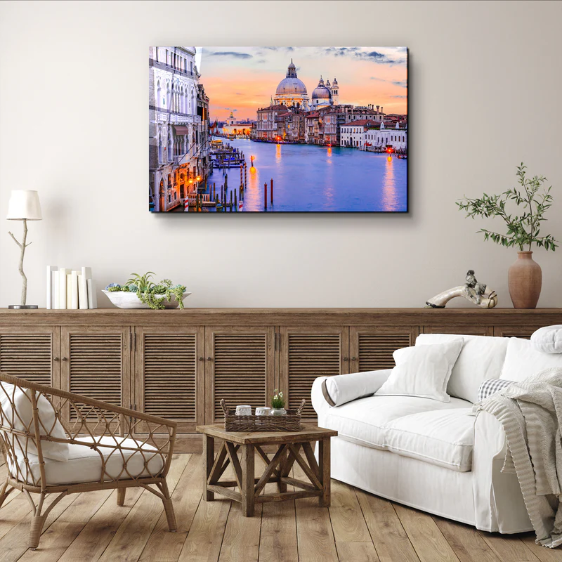 ・"Venice Italy"・Glass Wall Art - Image 2