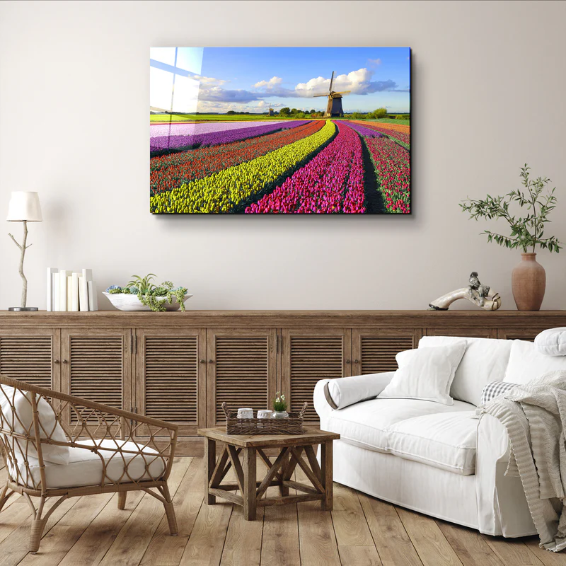・"Tulips Of Amsterdam"・Glass Wall Art - Image 2