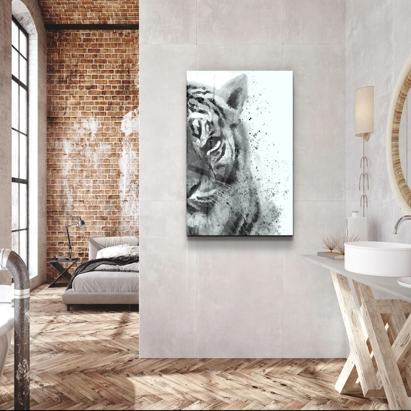 ・"Tiger 6"・Glass Wall Art - Image 3