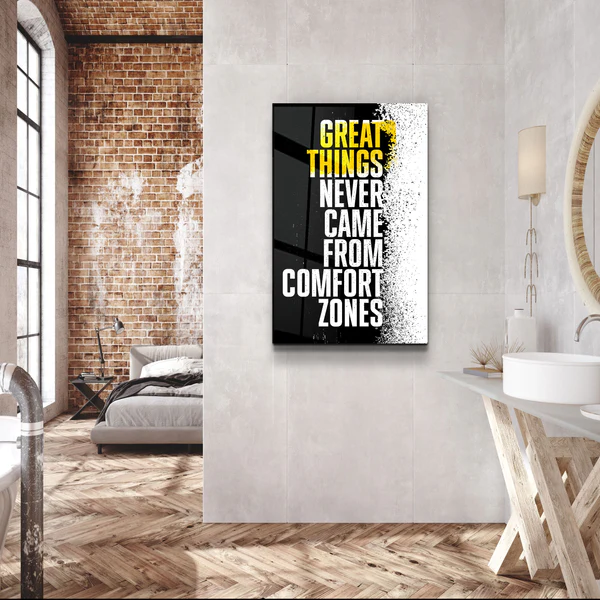 ・"Great Things"・Designer's Collection Glass Wall Art - Image 3