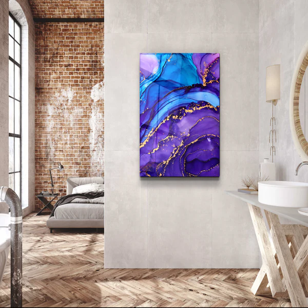 ・"Marble Collection V2"・Glass Wall Art - Image 2