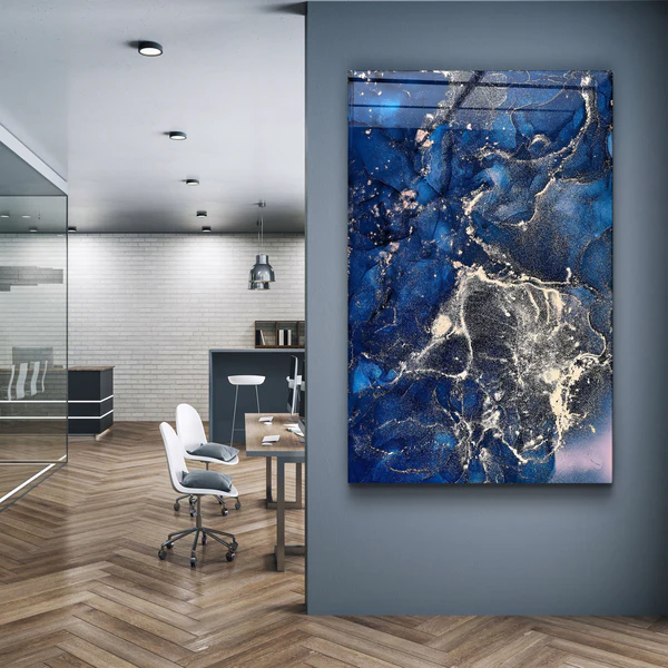 ・"Marble Design V2"・Glass Wall Art - Image 2