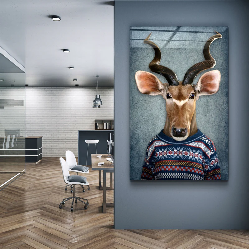 ・"Mr. Deera"・Glass Wall Art - Image 3
