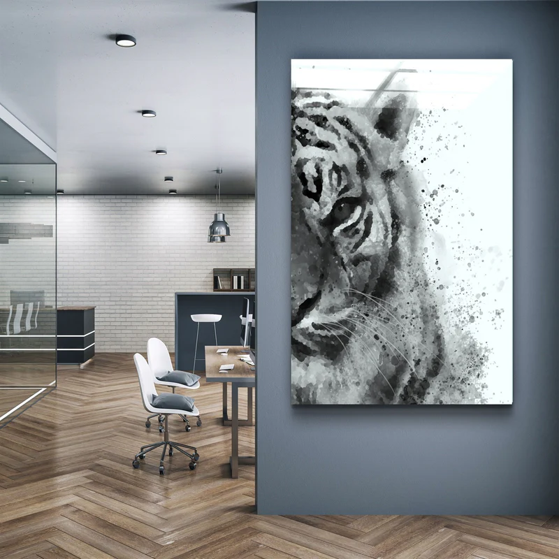 ・"Tiger 6"・Glass Wall Art - Image 2