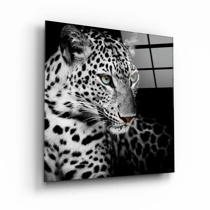 ・"Leopard"・Glass Wall Art