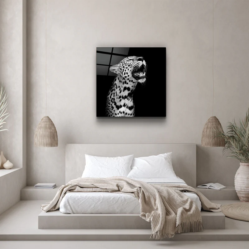 ・"Leopard"・Glass Wall Art - Image 3