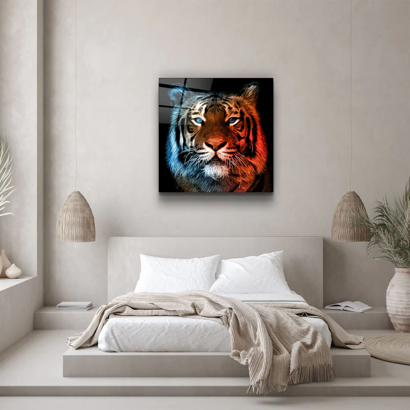 ・"Tiger"・Glass Wall Art - Image 3