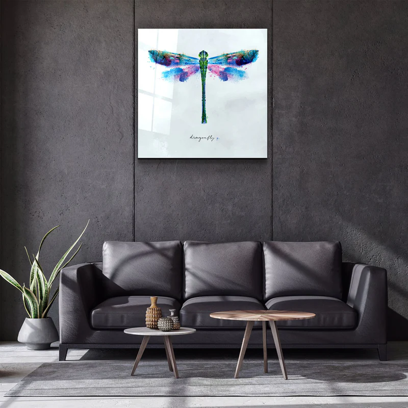 ・"Dragonfly"・Glass Wall Art - Image 2