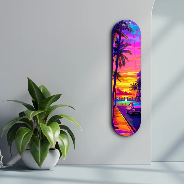 Miami 2 | Glass Wall Art - Image 2