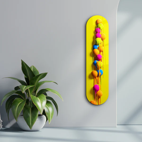 Melting Bubbles | Glass Wall Art - Image 2