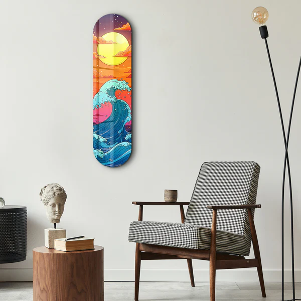 Ocean Waves V1 | Glass Wall Art - Image 2