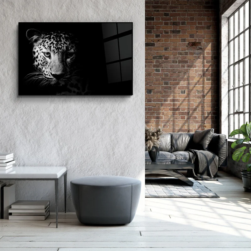 ・"Leopard"・Glass Wall Art - Image 3