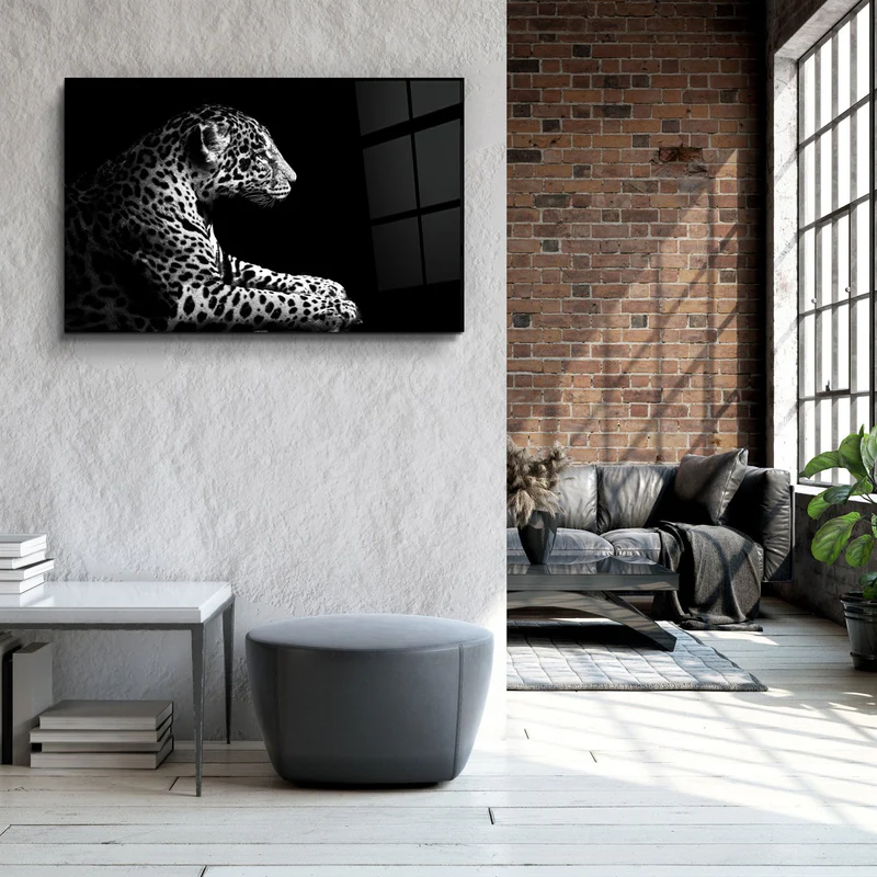 ・"Leopard"・Glass Wall Art - Image 3