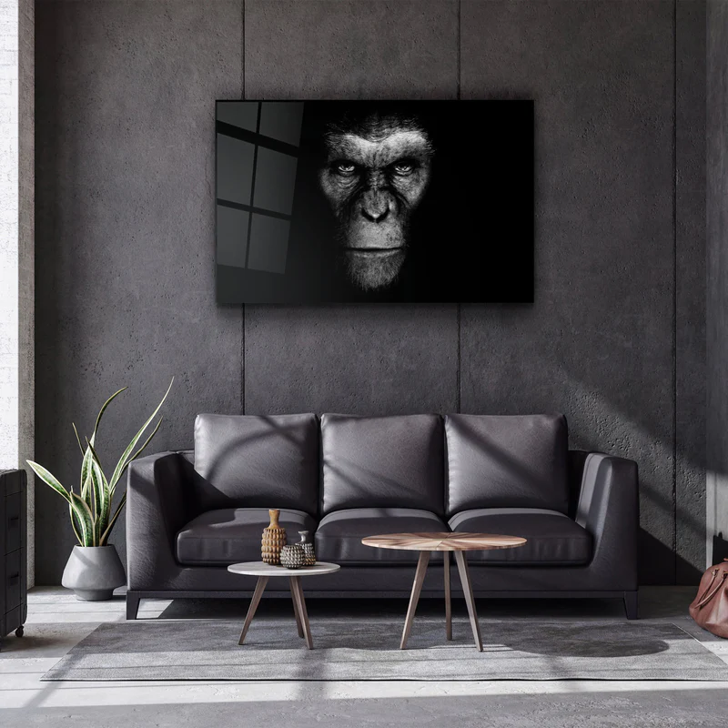 ・"Tired But Wised"・Glass Wall Art - Image 3