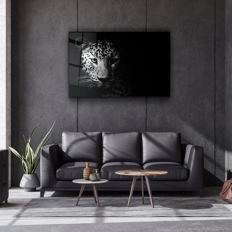 ・"Leopard"・Glass Wall Art - Image 2