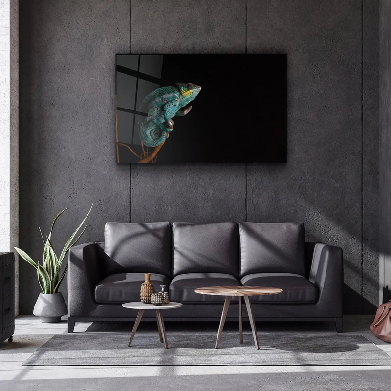 ・"Chameleon"・Glass Wall Art - Image 2